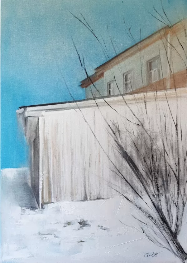 "Ziema Ķemeros". 70x50cm. Pieejams iegādei!