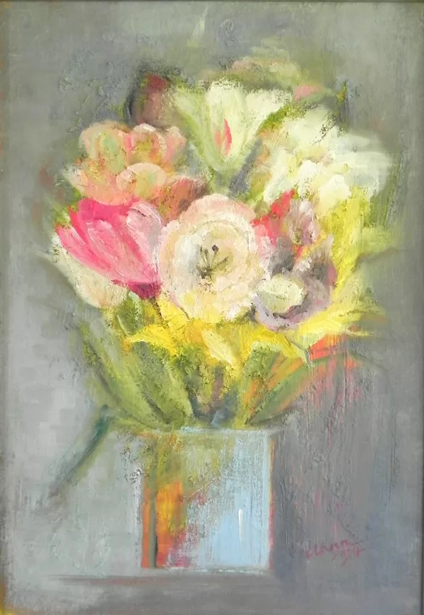 "Tulpes". 56x41cm. Pieejams iegādei!