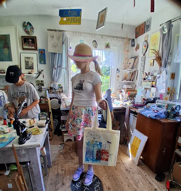 16.07.26. We also printed fabric bags in my Studio with a Graphic Press.&nbsp;