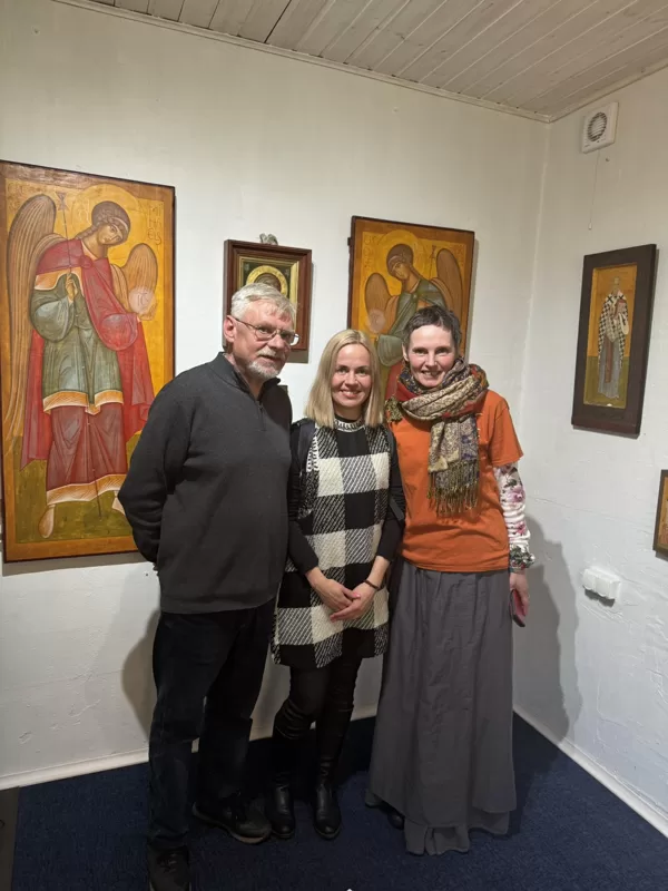 27.04.2026. My dear colleagues, artists Julia Svede and Jurii Fedulov.