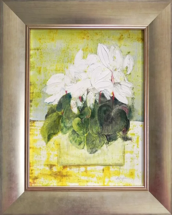 "Alpine violets". 50x39,5cm. Available for purchase!
