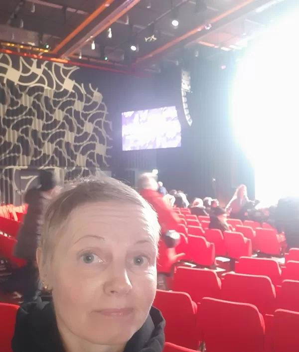 Just before the event!