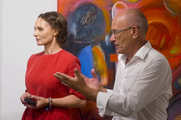 With beautiful artist Ilgvars Zalans