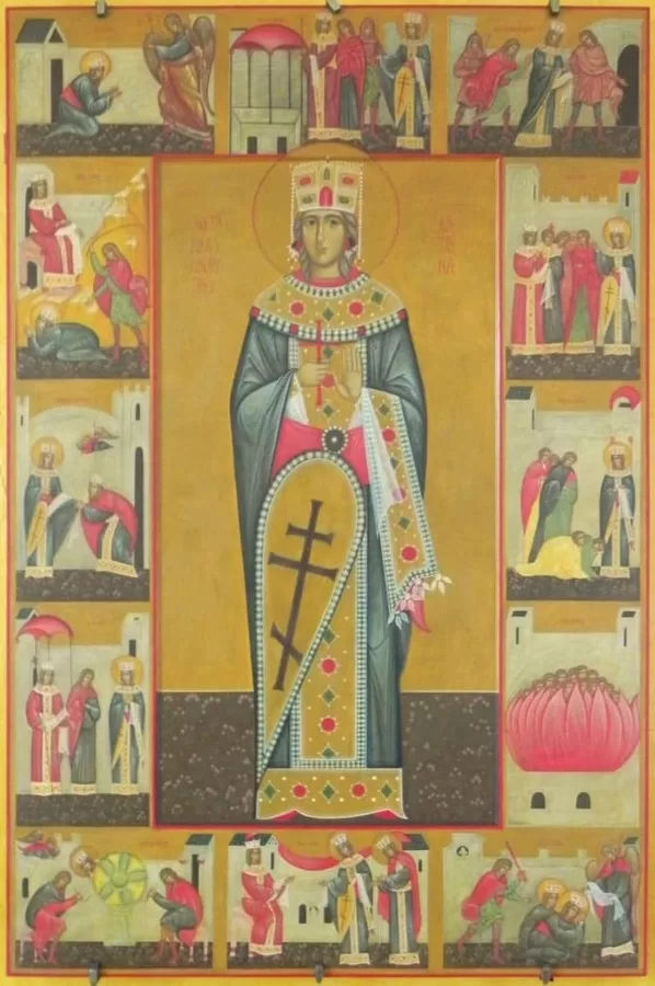 Saint Catherine of Alexandria. 150x100cm. 