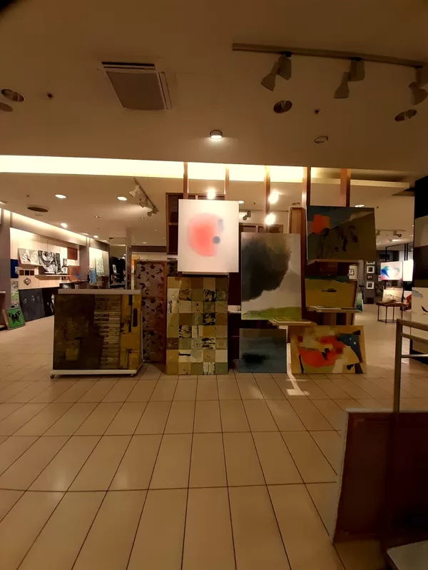 This painting is located in the art gallery bazar't and can be purchased!