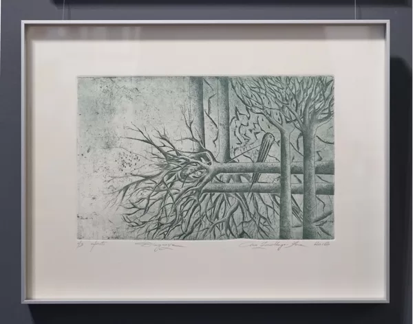 "Diagnosis". Etching. 43,5x31cm. 2016