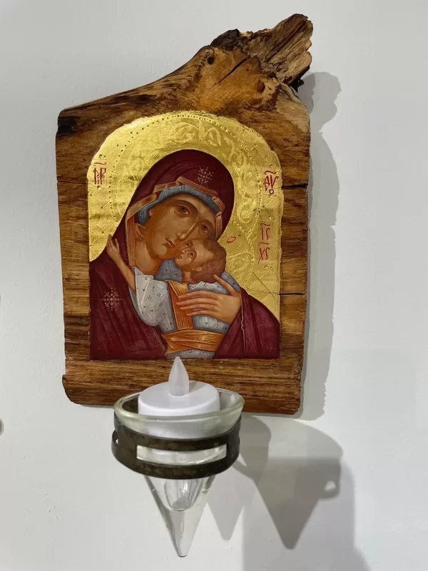 "Mercy of the heart" Icon of the Mother of God. 25x13cm. 