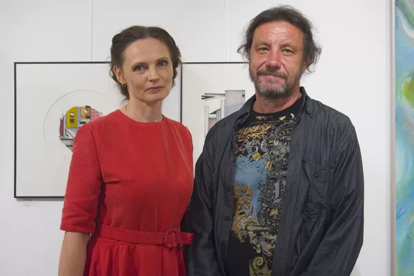 With graphic art master Jegor Rostov