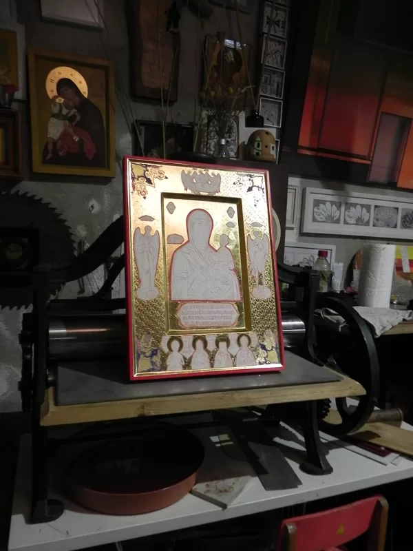 zīmējums gatavs darbam ar krāsu