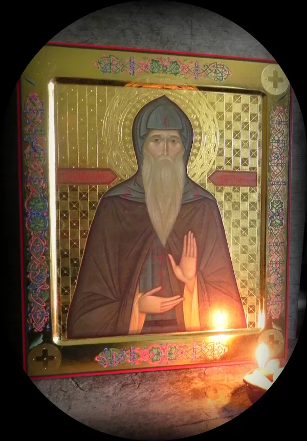 Icon painting process. August, 2021