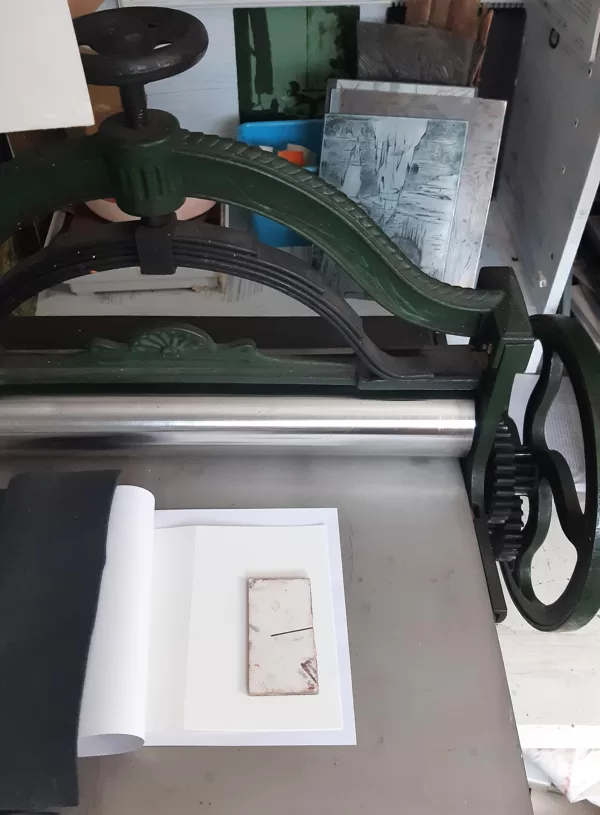 Made A Certificate of Authenticity. Graphic machine in my studio