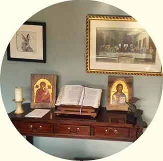 Both my Icons in their home in Ireland.