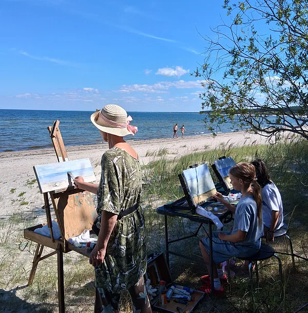04.08.2026. Plein air by the Baltic sea!