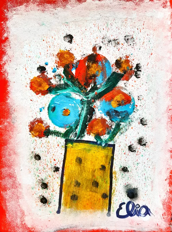 19.05.2024. Oil on paper.