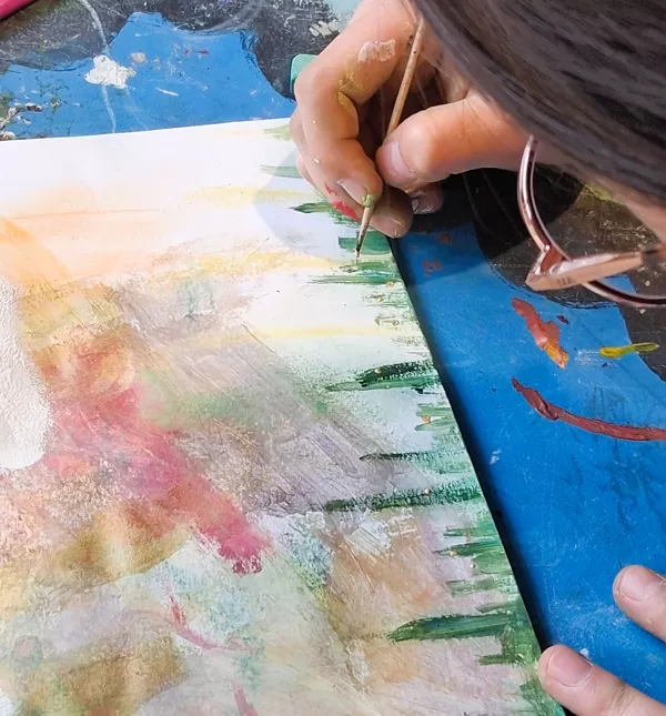 25.04.2026. Using various materials and technique.