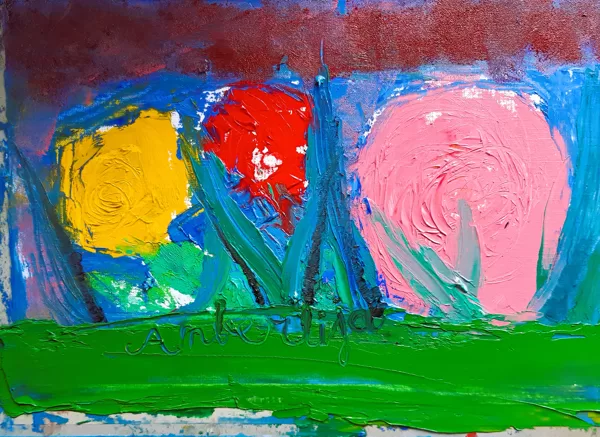 16.03.24. Oil on paper. 