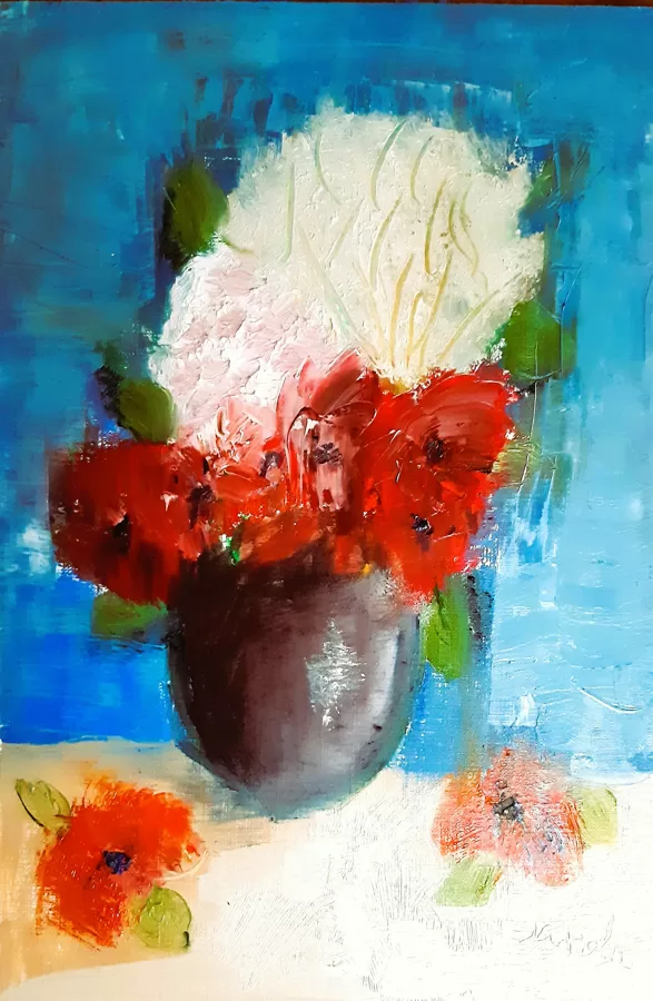 16.03.24. Oil on paper. 
