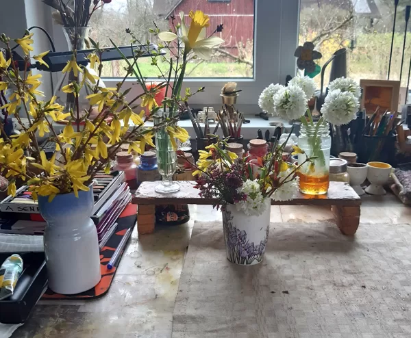 Flower compositions for each participant for inspiration! 13.04.2024.