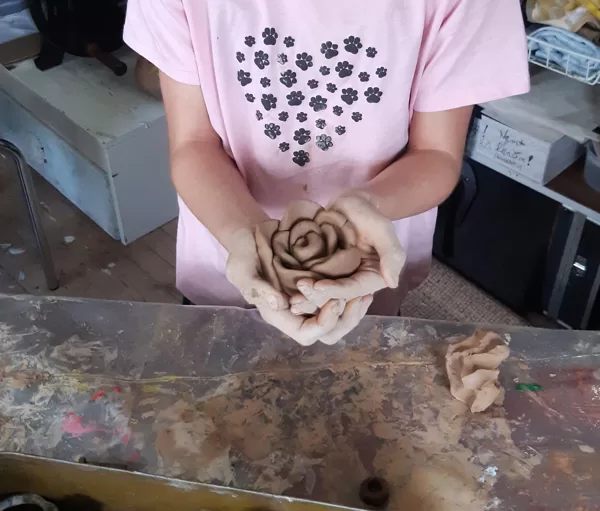 Also, we made a clay! 13.04.2024.