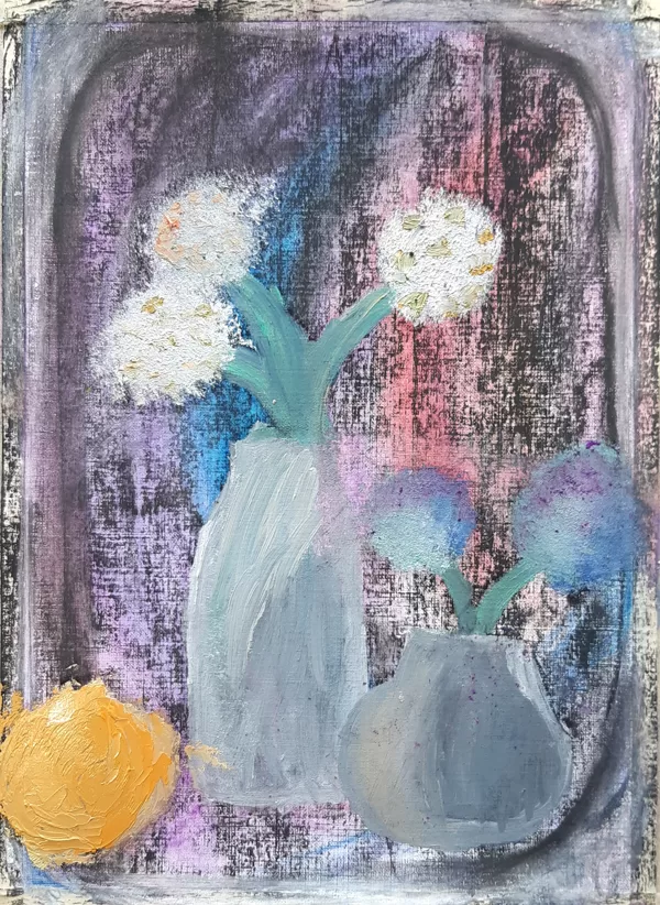 Mixed media on paper. 13.04.2024.
