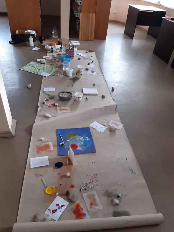 The first elementary school did their arts, so I am waiting for the next ones!