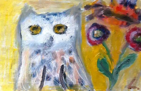 17.03.24. Oil, pigment on paper.