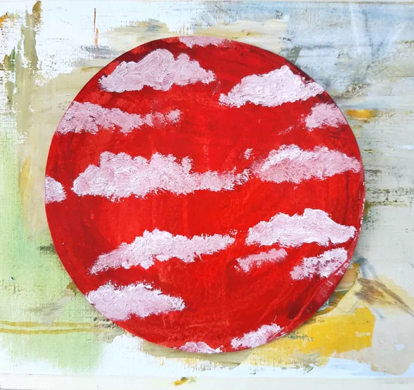 19.05.2024. Oil on paper.