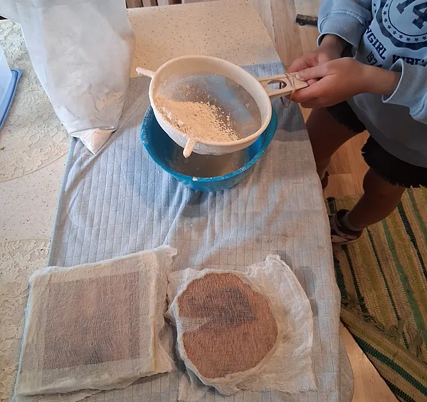 11.08.26. We are preparing the painting base (levkas) from chalk.&nbsp;