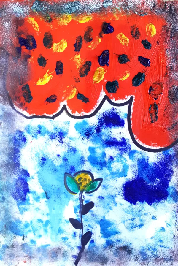 19.05.2024. Oil on paper.