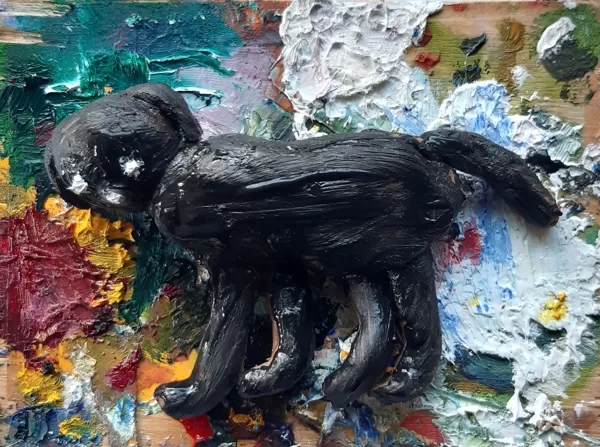 28.04.2024. Clay, acrylic.