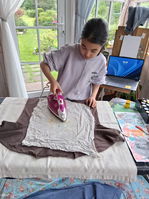18.06.2026. Strengthening the painting.