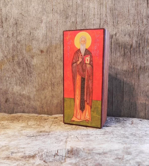 Sv.Jānis Pakāpnieks. 14x6x4cm. 2025