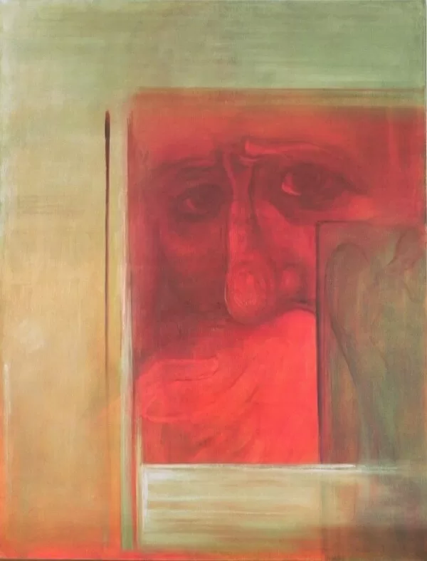 Jautājums Jānis Teologs. 116x89cm. 2016