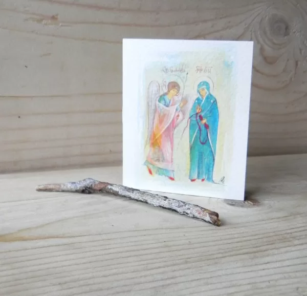 Miniatūra. Olas tempera uz papīra. 2025