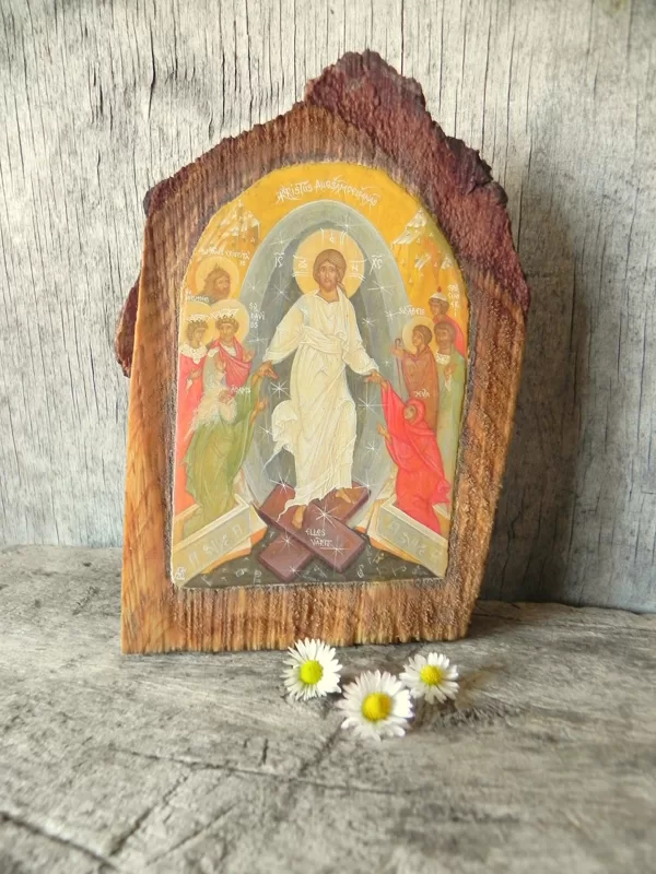 Kristus Augšāmcelšanās. 19,8x13,8cm. 2021