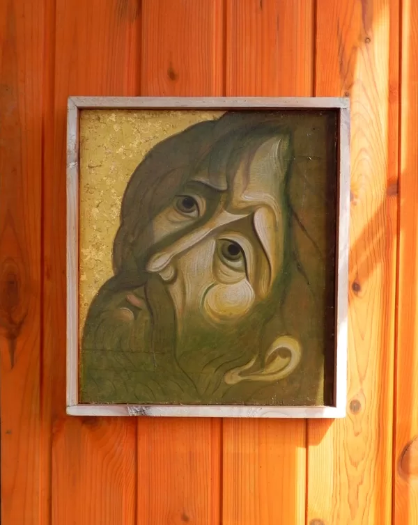 "Saucēja balss tuksnesī". 32,5x30cm.