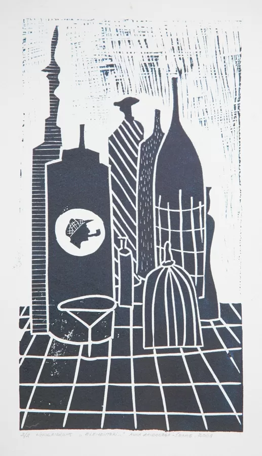 "Elementāri...". Linogriezums. 2008