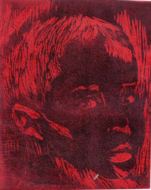 "Dēls". Krāsains linogriezums. 2009