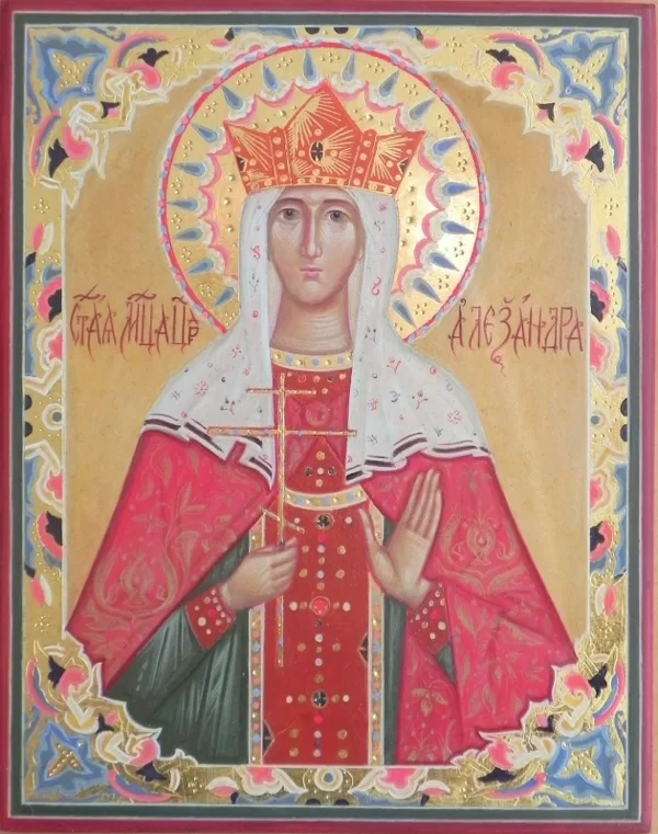 Sv.Romas Aleksandra. 17x13,4cm