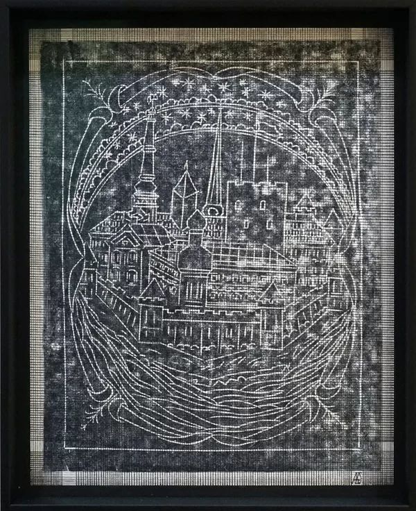 "Rīga". Linogriezums. 20x16,5cm. 2020