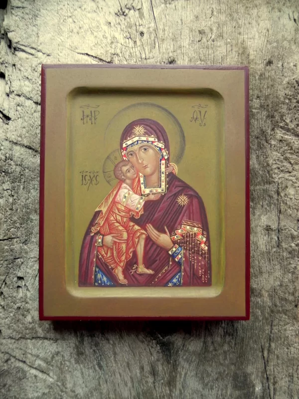 Teodorovas Dievmātes ikona. 15x12cm