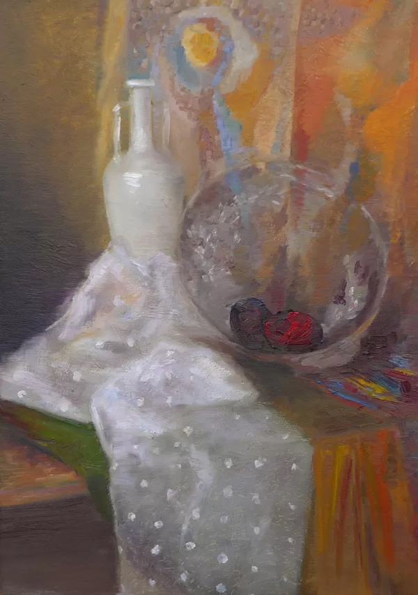 "Klusā daba". Audekls, elļa. 75x50cm. 2009