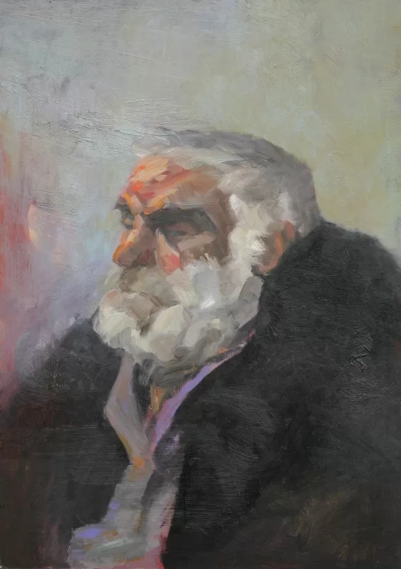 "Armēnis". Eļļa, kartons. 75x50cm.