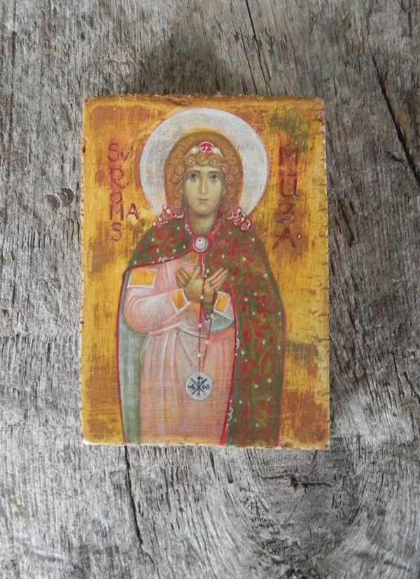 Miniatūra. Sv.Romas Mūza. 8x5,5cm. 2026