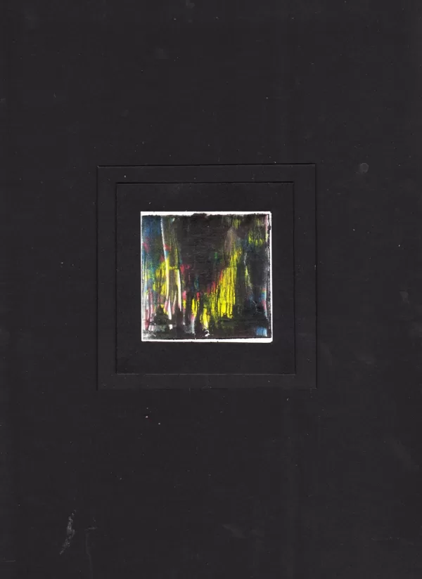 "Svešie". Monotipija. 5x3cm. 2007