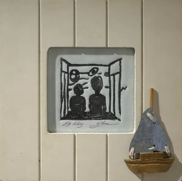 "Mani puikas". Linogriezums. 2018