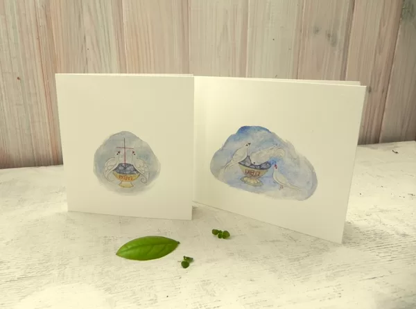 Lieldienas. Olas tempera uz papīra. 