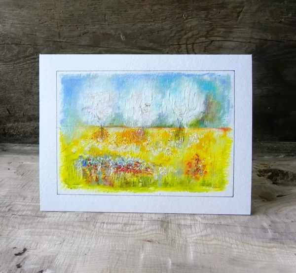 "Spring". Oil, ink on paper. 17,2x13cm. 2024