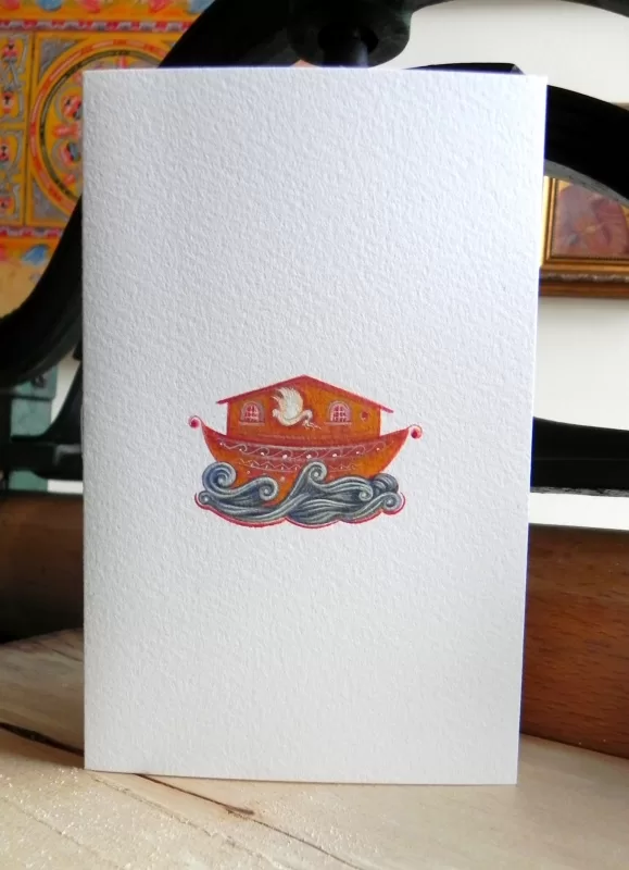 Paper, egg tempera.
