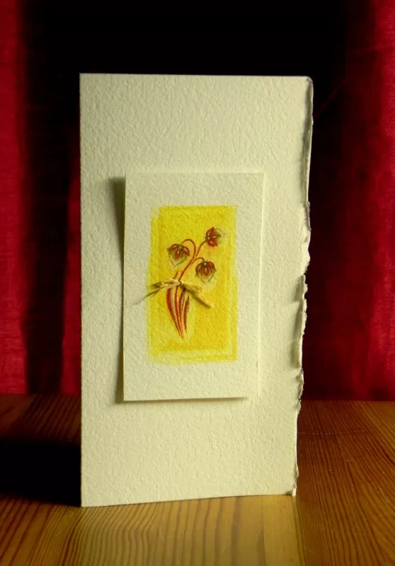 Paper, egg tempera.